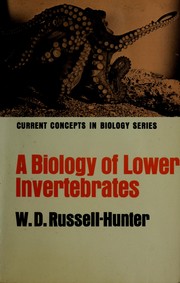 Cover of: A biology of lower invertebrates