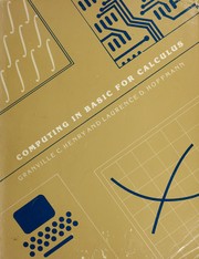 Cover of: Computing in BASIC for calculus: a supplement to accompany Calculus for the social, managerial, and life sciences and Applied calculus by Laurence D. Hoffmann