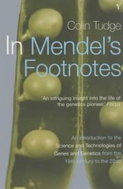 In Mendel's Footnotes by Colin Hiram Tudge