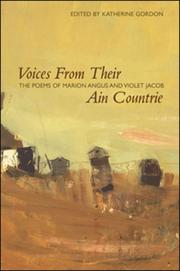 Cover of: Voices From Their Ain Countrie: The Poems of Marion Angus and Violet Jacob (ASLS Annual Volume series)