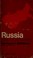 Cover of: Russia. --