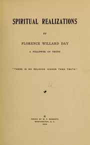 Spiritual realizations by Florence Willard Day