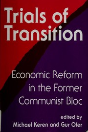 Cover of: Trials of transition by edited by Michael Keren and Gur Ofer.