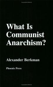 What Is Communist Anarchism? cover