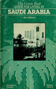 Cover of: Green Book Guide for Living in Saudi Arabia by Madge Pendleton