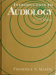 Cover of: Introduction to audiology