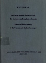 Cover of: Medizinisches Wo rterbuch der deutschen und englischen Sprache.