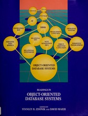 Cover of: Readings in object-oriented database systems by edited by Stanley B. Zdonik and David Maier.