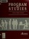Cover of: Program of studies