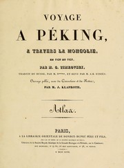 Cover of: Voyage à Peking, à travers la Mongolie, en 1820 et 1821