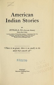 Cover of: American Indian Stories