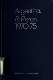 Cover of: Argentina & Peron