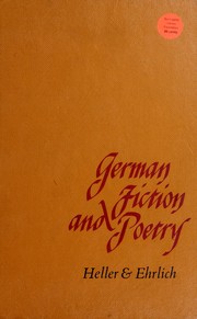 Cover of: German fiction and poetry