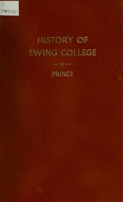 Cover of: History of Ewing College.