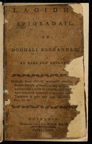 Cover of: Laoidh spioradail