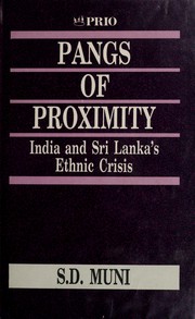 Cover of: Pangs of proximity by S. D. Muni