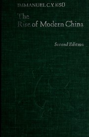 Cover of: The rise of modern China by Immanuel Chung-yueh Hsü