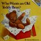 Cover of: Who wants an old teddy bear?