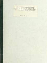 Cover of: Hot wire anemometer investigation of turbulence levels and development of crystal flow visualization techniques for the rectilinear cascade test facility