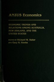 Cover of: ANZUS economics by edited by Richard W. Baker and Gary R. Hawke.