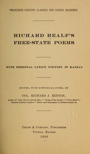 Cover of: Richard Realf's free-state poems by Richard Realf