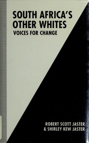 Cover of: South Africa's other whites: voices for change