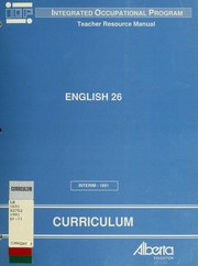 Cover of: English 26: teacher resource manual, grade 11