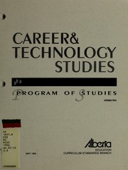 Cover of: Career & technology studies: program of studies