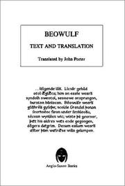 Cover of: Beowulf: Text and Translation