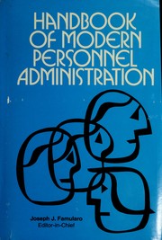 Cover of: Handbook of modern personnel administration.