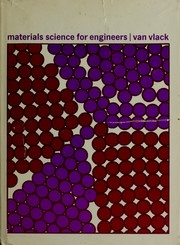 Cover of: Materials science for engineers