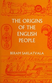 Cover of: The origins of the English people.