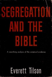 Cover of: Segregation and the Bible.