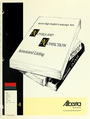 Cover of: Senior High English language arts, novels and nonfiction annotated listing for [English 10, 13, 20, 23, 30, 33]. --