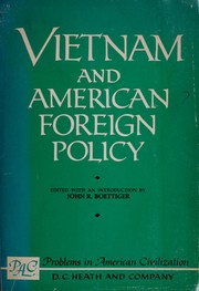 Cover of: Vietnam and American foreign policy