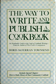 Cover of: The way to write and publish a cookbook