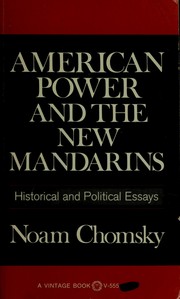 Cover of: American power and the new mandarins.