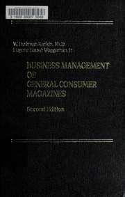 Cover of: Business management of general consumer magazines