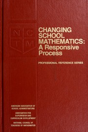 Cover of: Changing school mathematics
