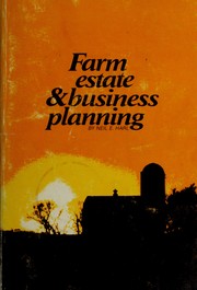 Cover of: Farm estate & business planning by Neil E. Harl