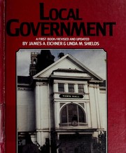Cover of: Local government by James A. Eichner