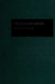 Cover of: Macroeconomics by Paul Wonnacott