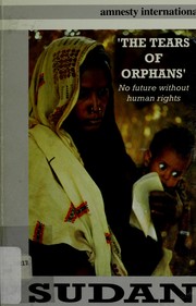 Cover of: The tears of orphans | 
