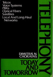 Cover of: Telephony: Today and Tomorrow (Prentice-Hall series in data processing management)