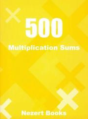 Cover of: 500 Multiplication Sums