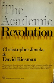 Cover of: The academic revolution by Christopher Jencks