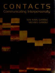 Cover of: Contacts, communicating interpersonally