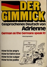 Cover of: Der Gimmick by Adrienne.