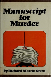Cover of: Manuscript for murder.