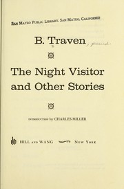 The night visitor and other stories by B. Traven